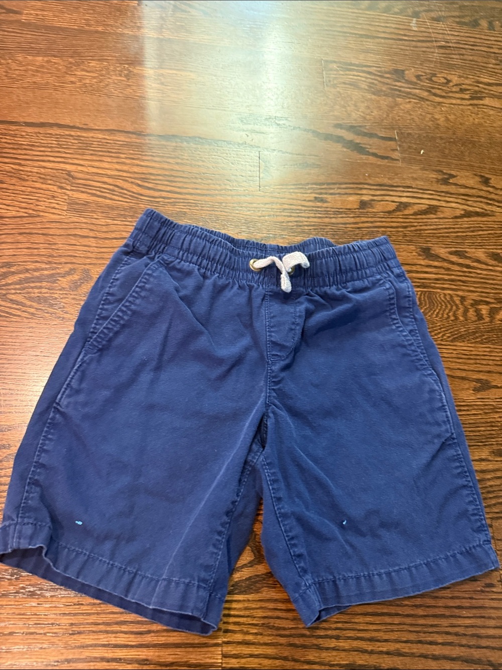 Lands' End Boys Navy Drawstring Walkshorts